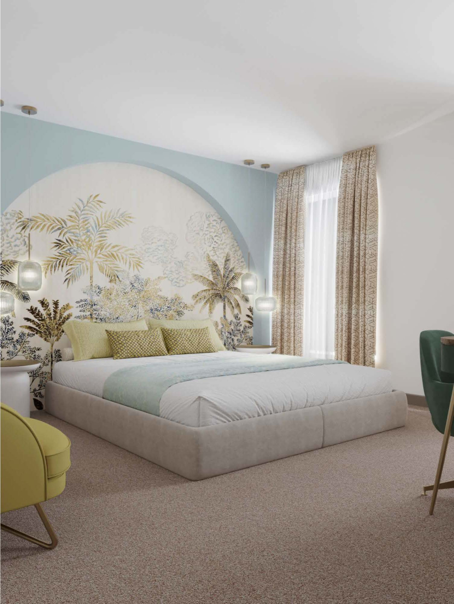 Hôtel Elysées-Bassano 4* par : Guillot Architectes, travaux réalisés en 2024