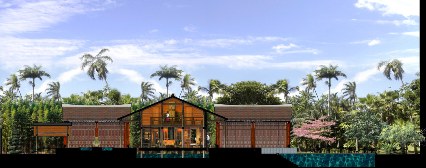Villa au Việt Nam par : Guillot Architectes, travaux réalisés en 