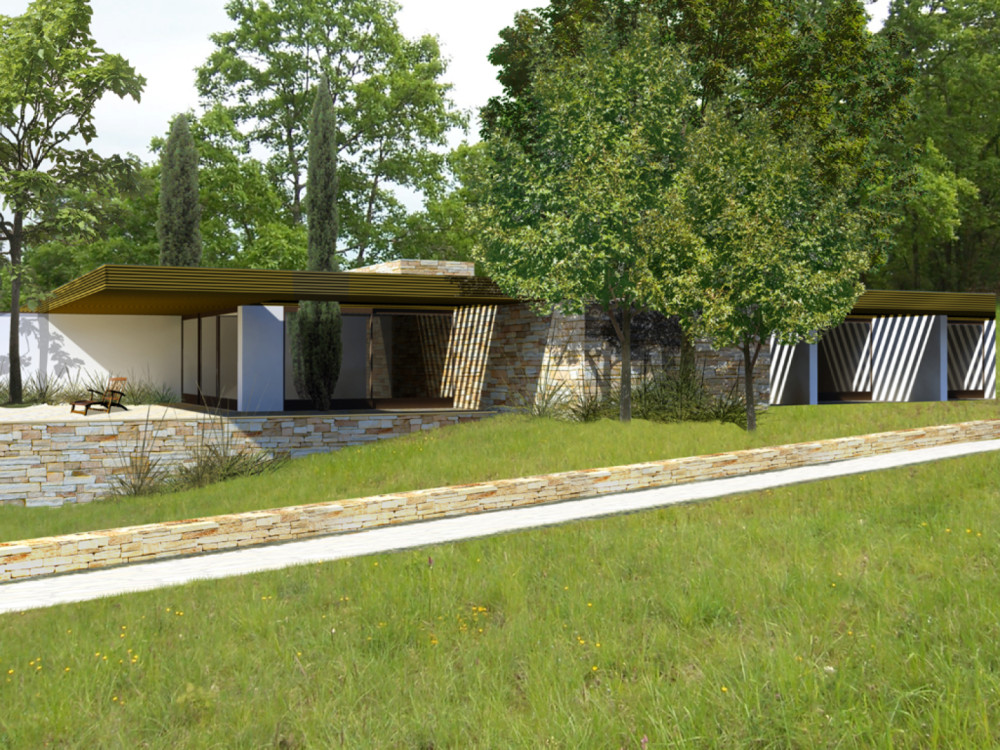 Illustration du projet : 4* hotel & medispa veyrines de domme réalisé par Cadre Architecteurs